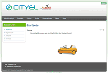 Tablet Screenshot of cityel.de